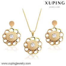 s-47 Xuping Special saudi dubaiJewelry set, fashion zircon and gold plated jewelry set